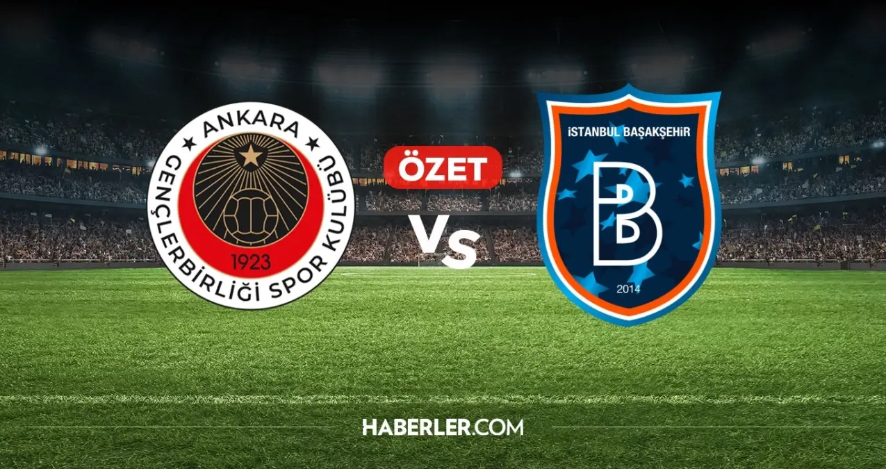 Gençlerbirliği Başakşehir maç özeti ve golleri izle! (VİDEO) Gençlerbirliği Başakşehir geniş özeti! Golleri kim attı, maç kaç kaç bitti?