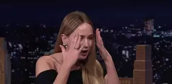 Jennifer Lawrence canlı yayında gözyaşlarına boğuldu