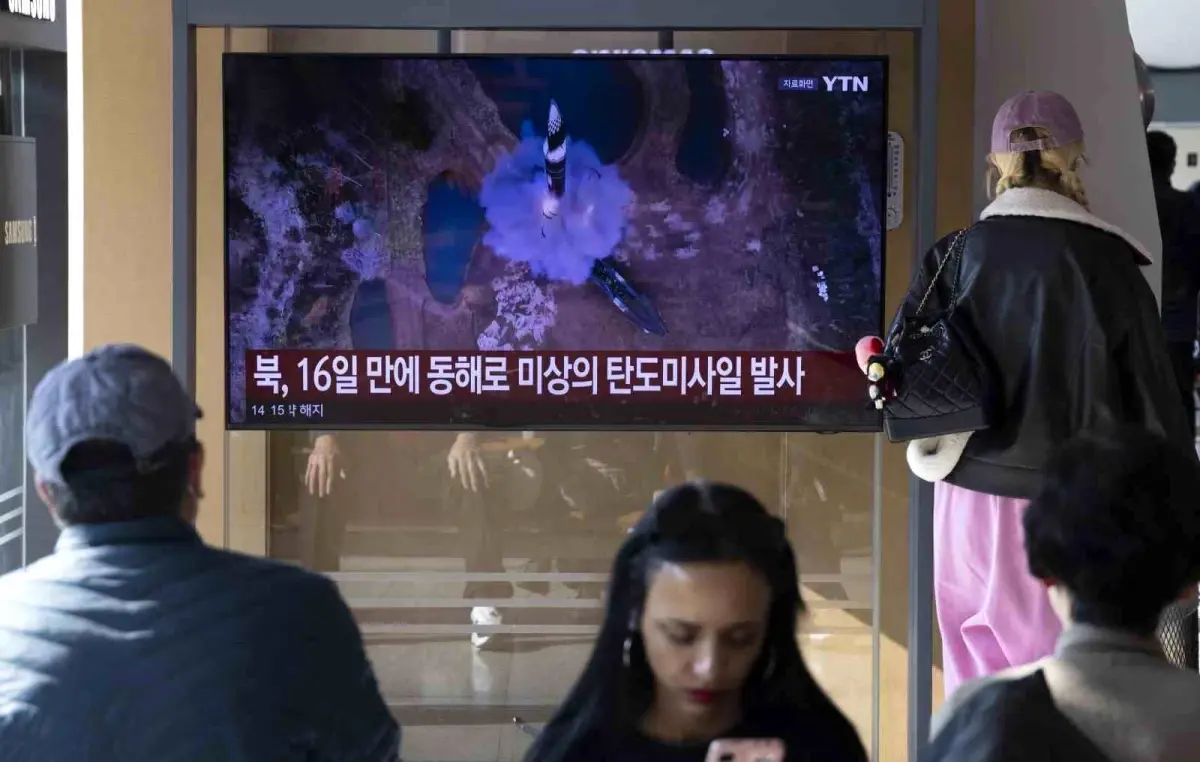 Kuzey Kore'den Japon Denizi'ne Balistik Füze Fırlatıldı