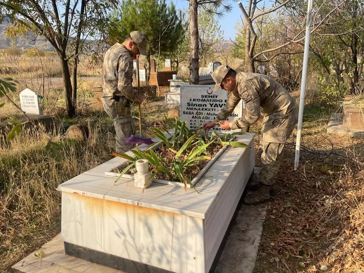 Şehit Mezarlıklarında Temizlik ve Bakım