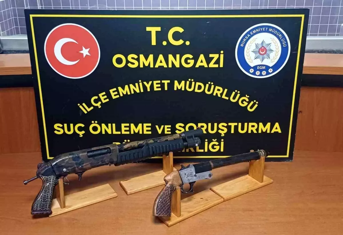 Bursa'da Ruhsatsız Silah İmalatı Operasyonu: 3 Gözaltı