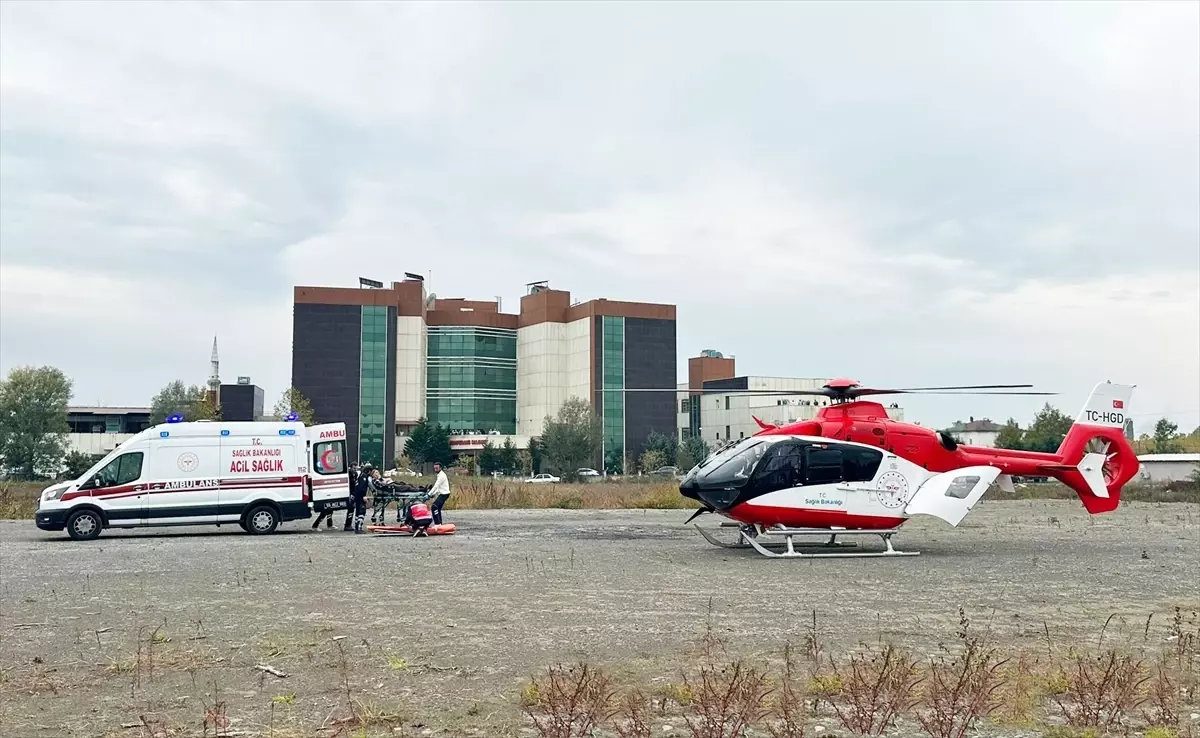 Kalp Pili İhtiyacı Olan Hasta Ambulans Helikopterle Hastaneye Uygun Şekilde Taşındı