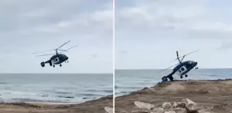 4 kişinin hayatını kaybettiği helikopter kazası kamerada