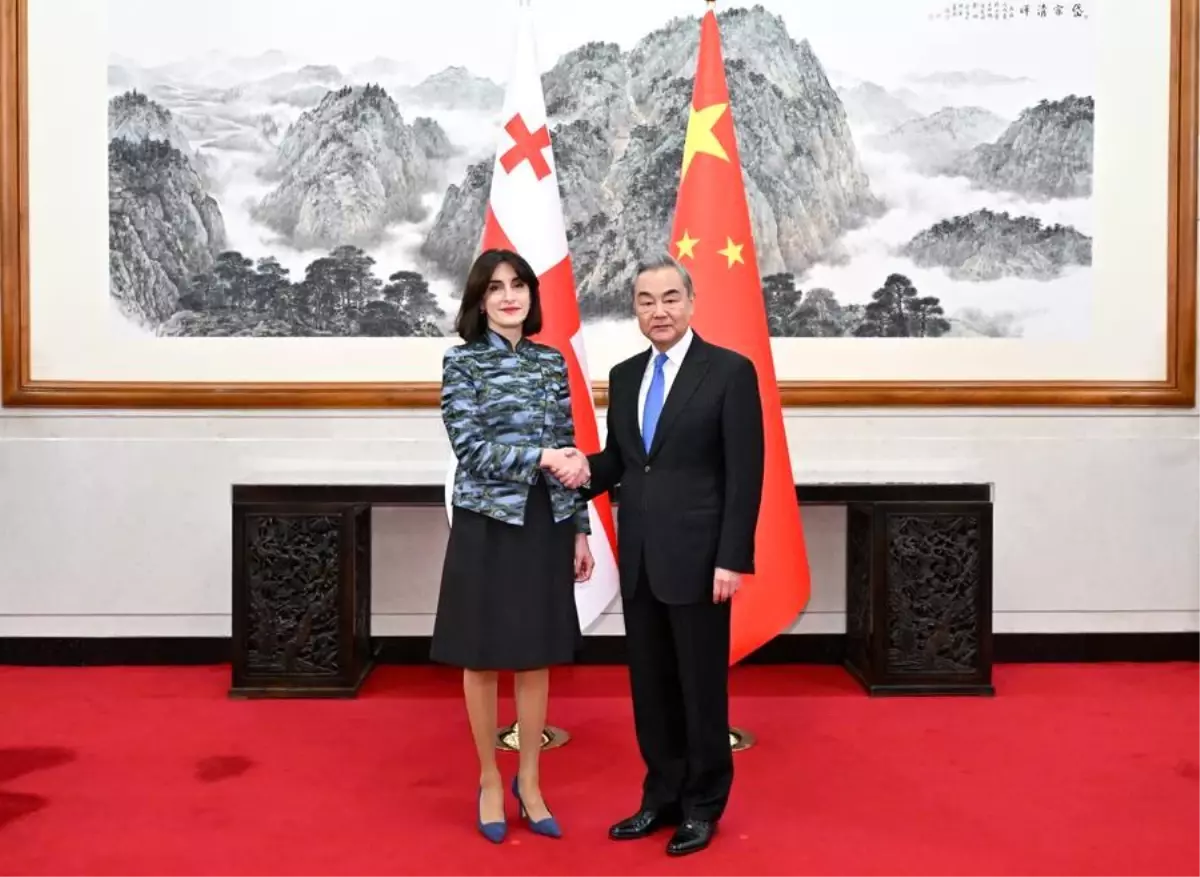 Çin ve Gürcistan Dışişleri Bakanları Stratejik İlişkileri Geliştirdi