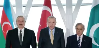 Cumhurbaşkanı Erdoğan, Azerbaycan Cumhurbaşkanı Aliyev ve Pakistan Başbakanı Şerif ile görüştü