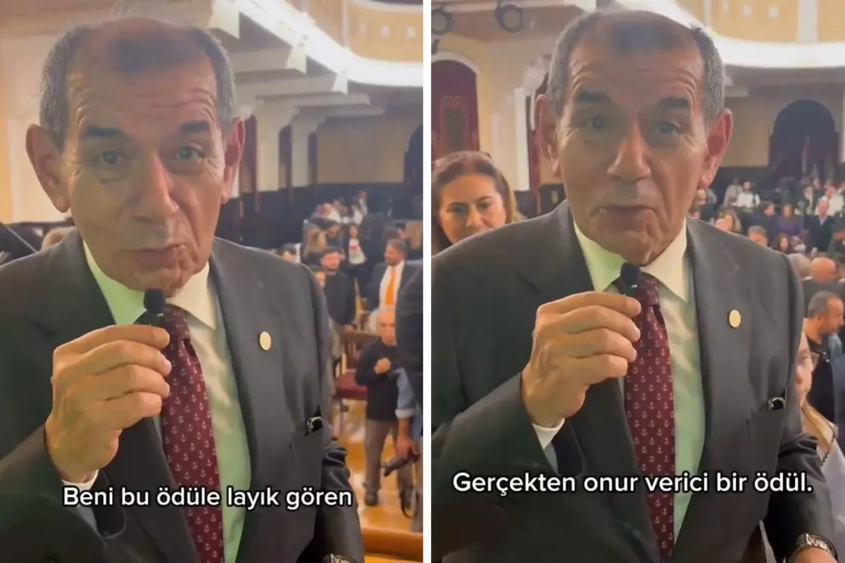 Dursun Özbek'ten bomba Fransızca röportaj