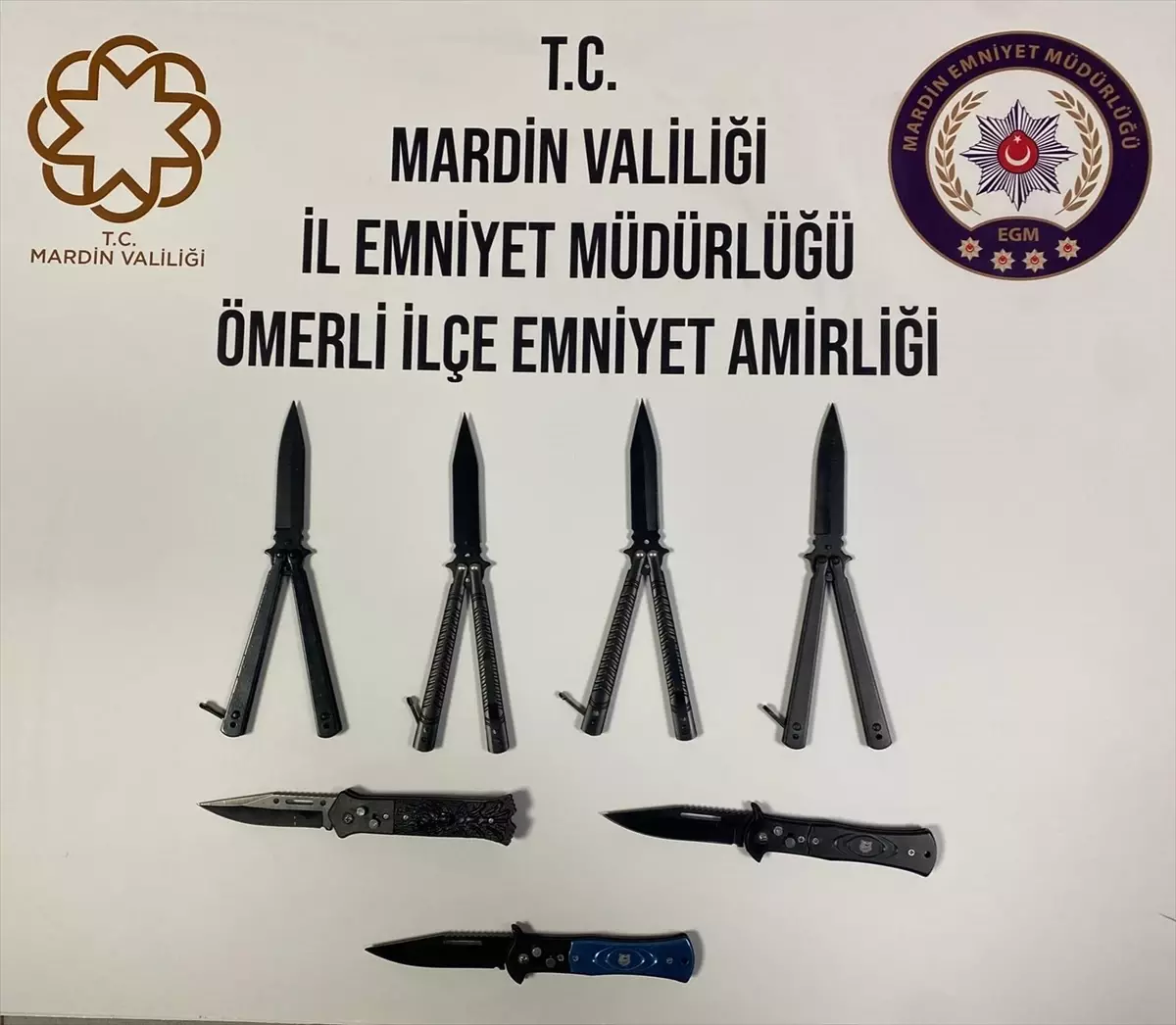 Mardin'de Seyyar Bıçak Satıcısına İşlem Başlatıldı