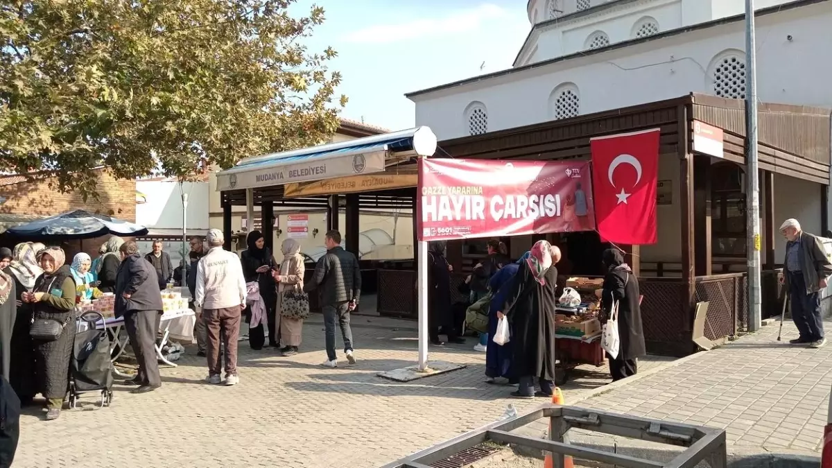 Mudanya'da Gazze İçin Hayır Panayırı Düzenlendi