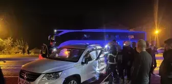 Zonguldak'ta Otobüs ve Otomobil Çarpıştı: 1 Yaralı