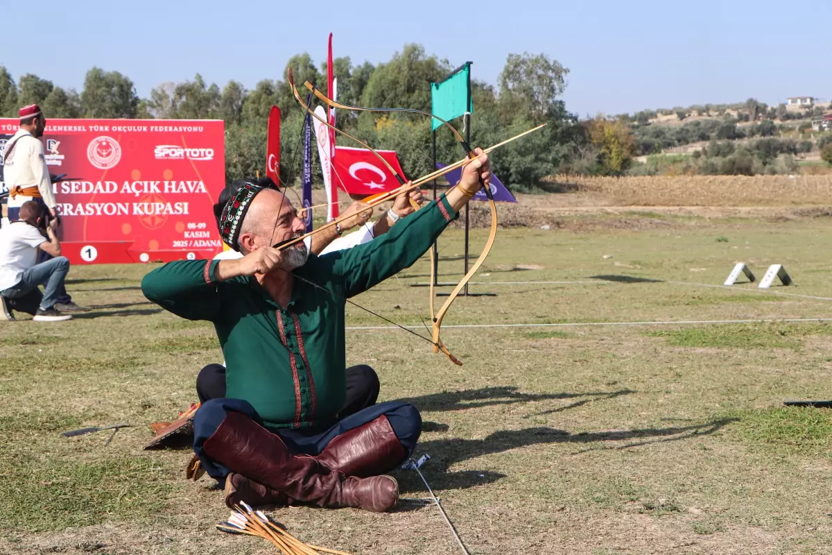 Adana'da Geleneksel Türk Okçuluk Federasyon Kupası Başladı