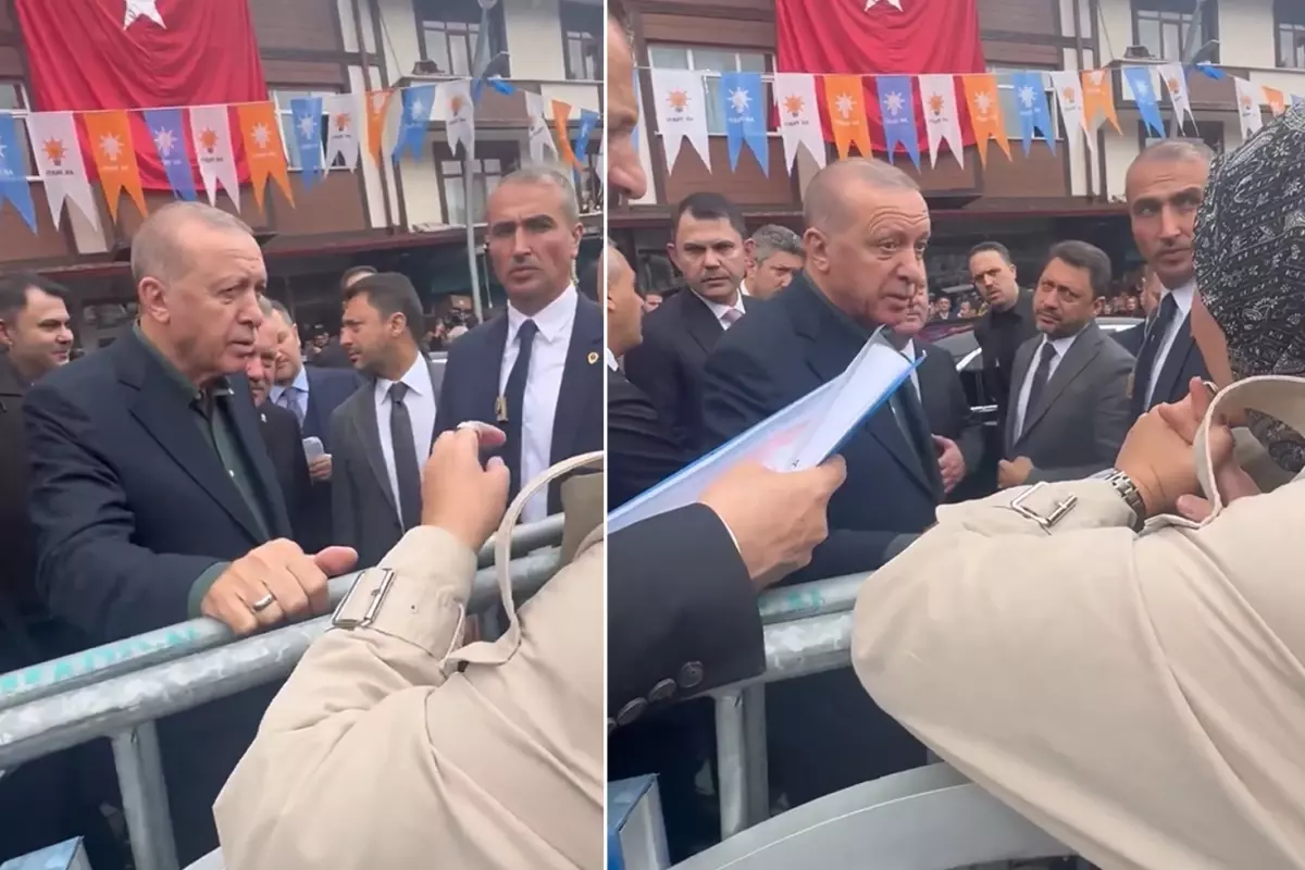 Atanamayan öğretmen yaşadıklarını Cumhurbaşkanı Erdoğan'a gözyaşları içinde anlattı