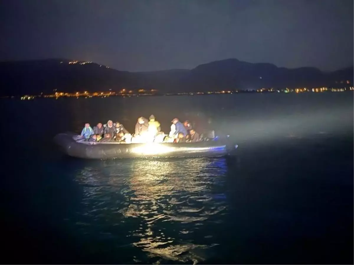 Çanakkale Açıklarında 34 Kaçak Göçmen Yakalandı