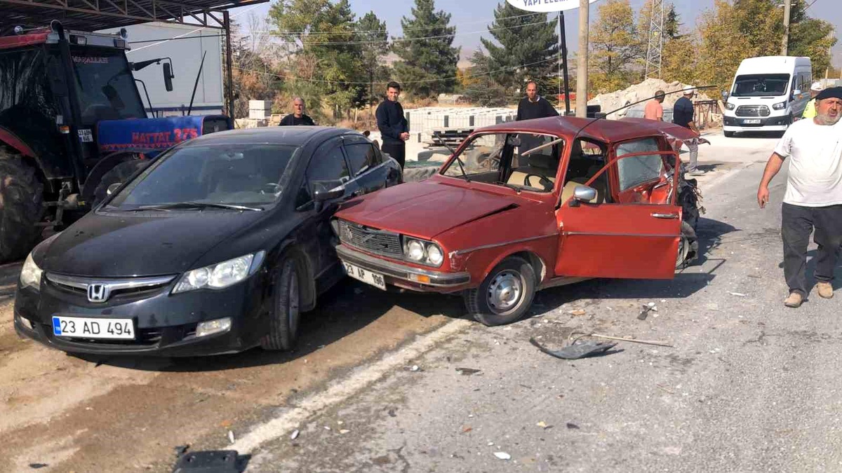 Elazığ'da Trafik Kazası: 1 Ölü