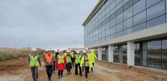 Kırklareli Üniversitesi Kütüphane ve Kongre Merkezi İnşaatında İnceleme