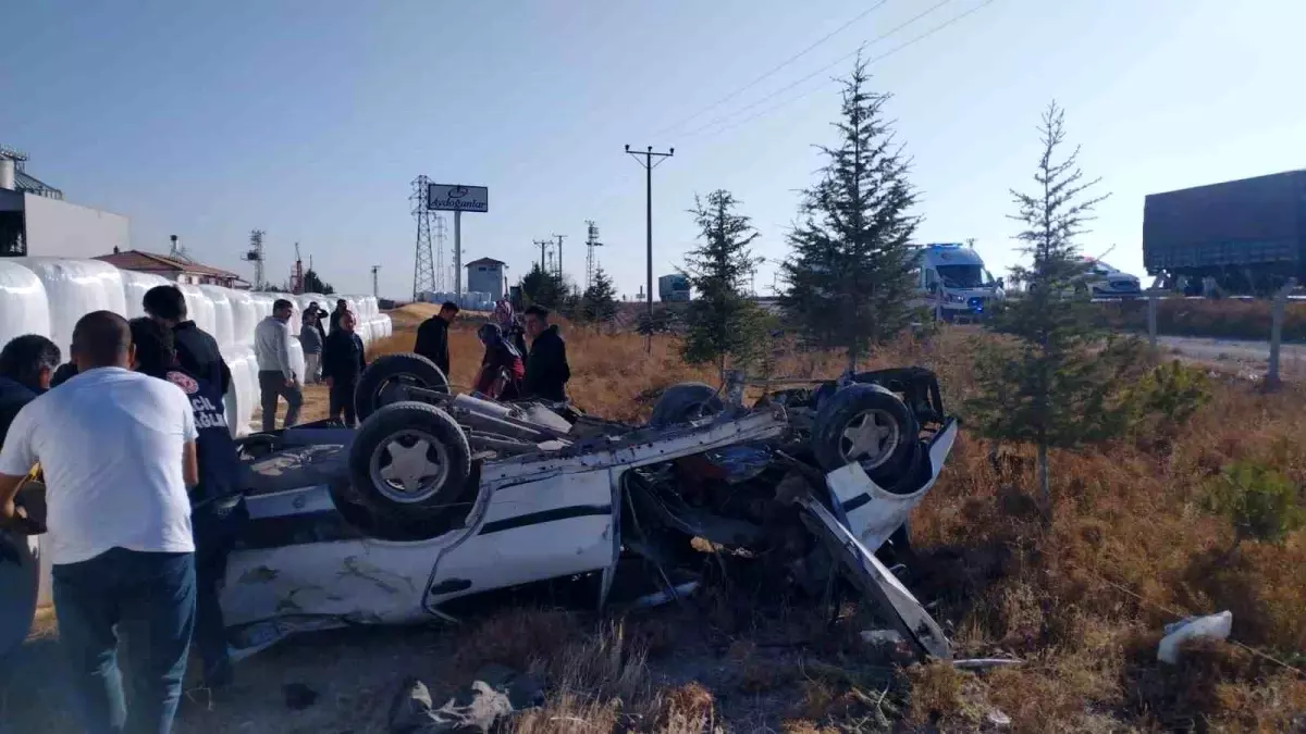 Karapınar'da Trafik Kazası: 1 Ölü, 1 Yaralı