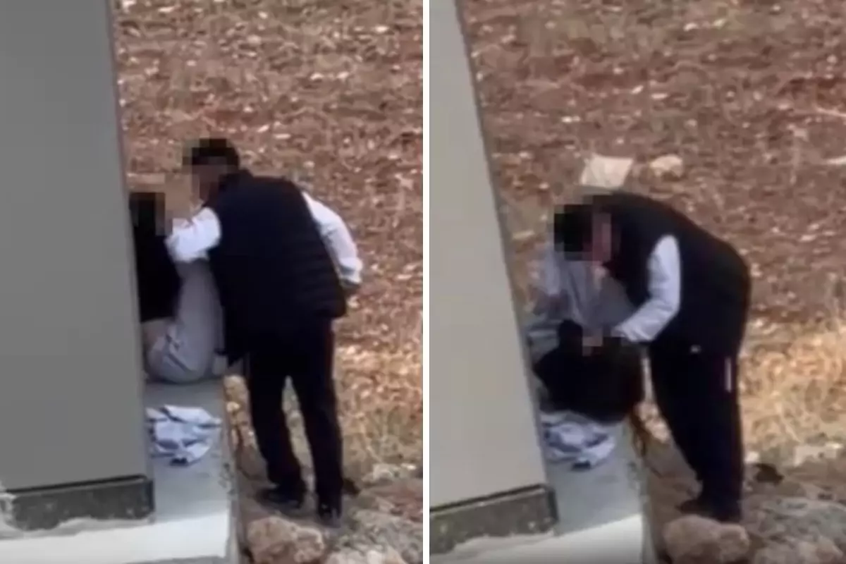 Saçını çekip, çantayla vurdu! Sokak ortasında kadına şiddet kameralara yansıdı