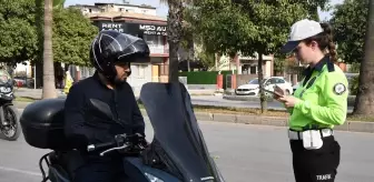 Adana'da Motosiklet Denetiminde 106 Sürücüye Ceza