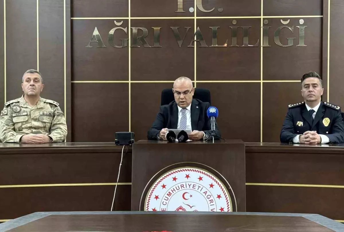 Ağrı'da Asayiş ve Güvenlik Toplantısı Yapıldı