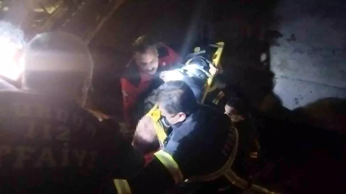 Burdur'da Kanalda Kurtarılan Yürüyüşçü Sağlık Durumunun İyi Olduğunu Öğrenildi