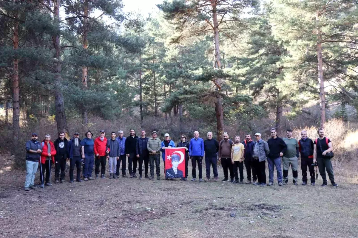 Erzurum'da Doğa Yürüyüşü ile Atatürk Anma Töreni