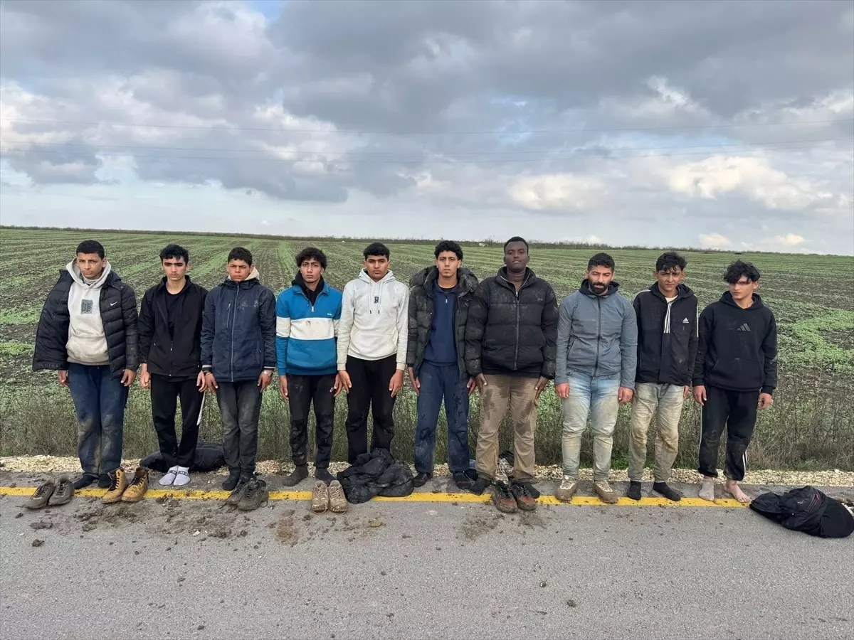 Edirne'de 10 Düzensiz Göçmen Yakalandı