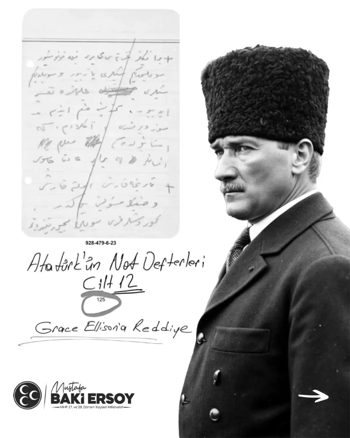 MHP'li Ersoy'dan Avukat Konaç'a Sert Tepki: Atatürk'e Saldıranlar Türk Milletine Düşmandır