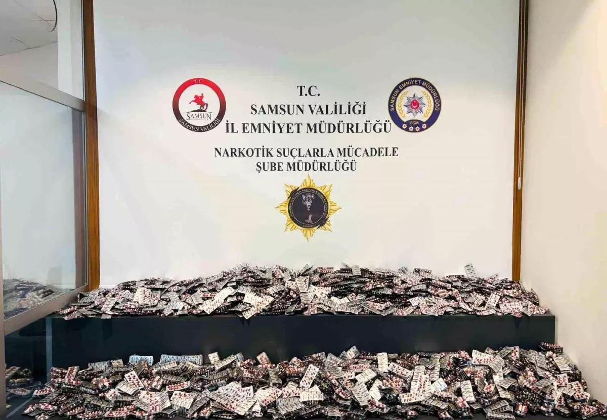 Samsun'da Uyuşturucu Operasyonu: 49 Bin Adet Hap Ele Geçirildi