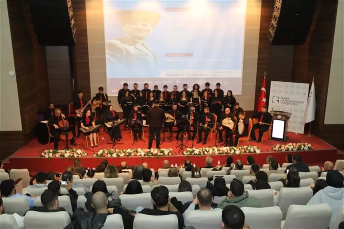 Tokat Gaziosmanpaşa Üniversitesi'nde Atatürk'ü Anma Programı Düzenlendi