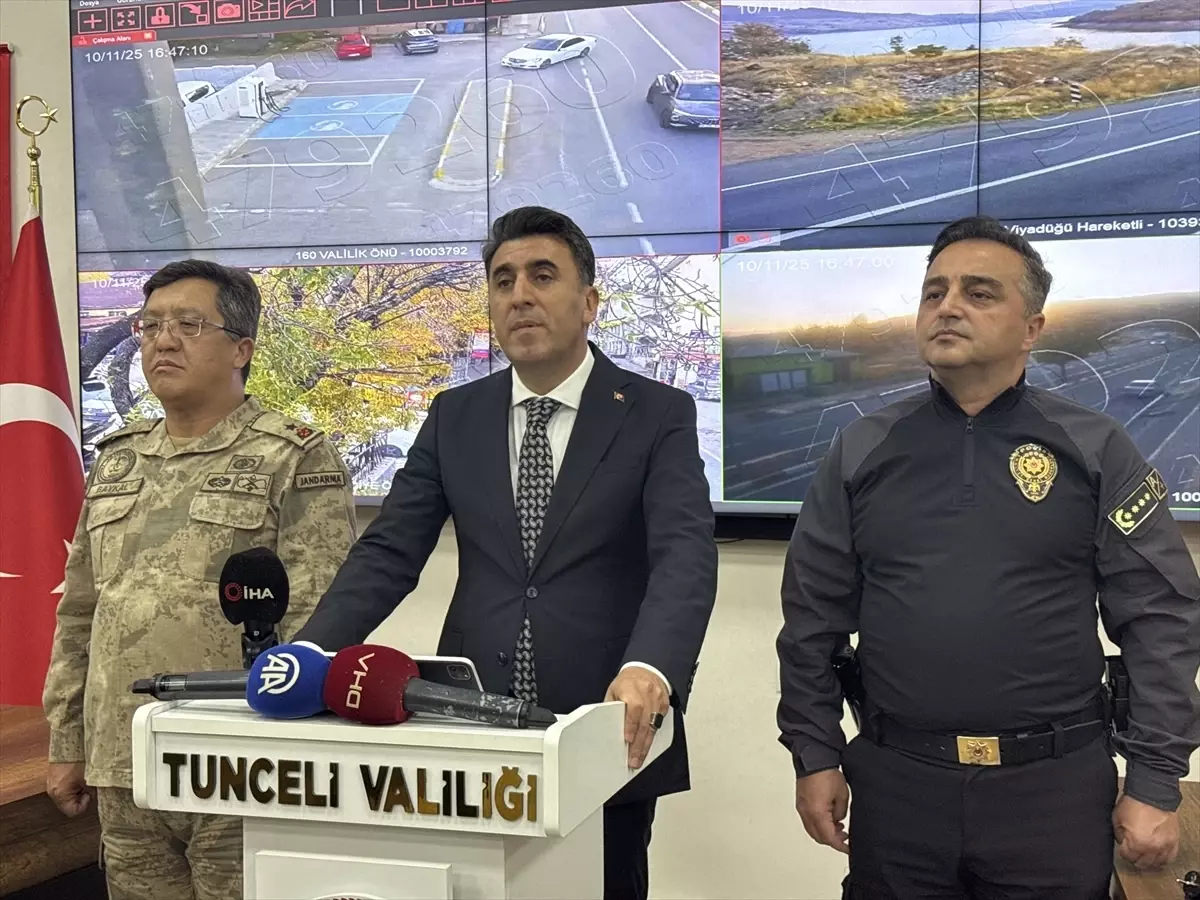 Tunceli'de Asayiş ve Güvenlik Toplantısı Yapıldı