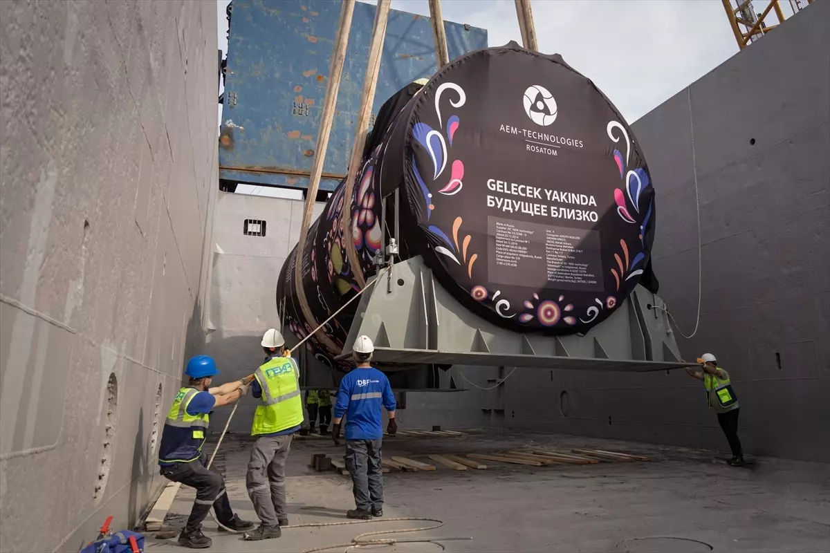 Akkuyu Nükleer Güç Santrali&apos;nde 4. Güç Ünitesi için Reaktör Basınç Kabı Teslim Edildi