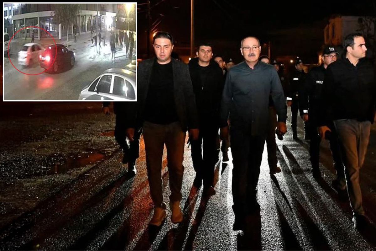 Aracını İl Emmiyet Müdürü'nün üzerine sürdü! Lastiklerine ateş edilerek durduruldu