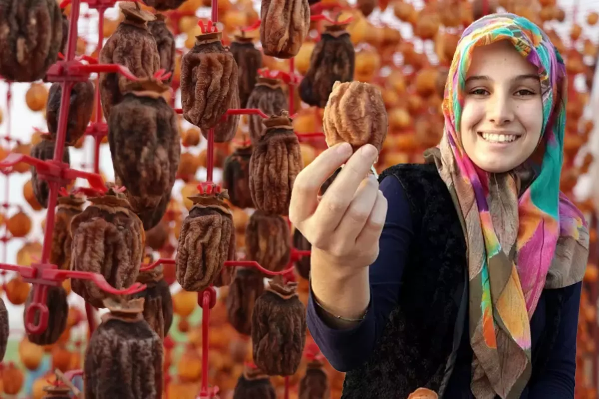 Bahçeden toplayıp sobada 2 ay kuruttuktan sonra kilosunu 600 liraya satıyorlar