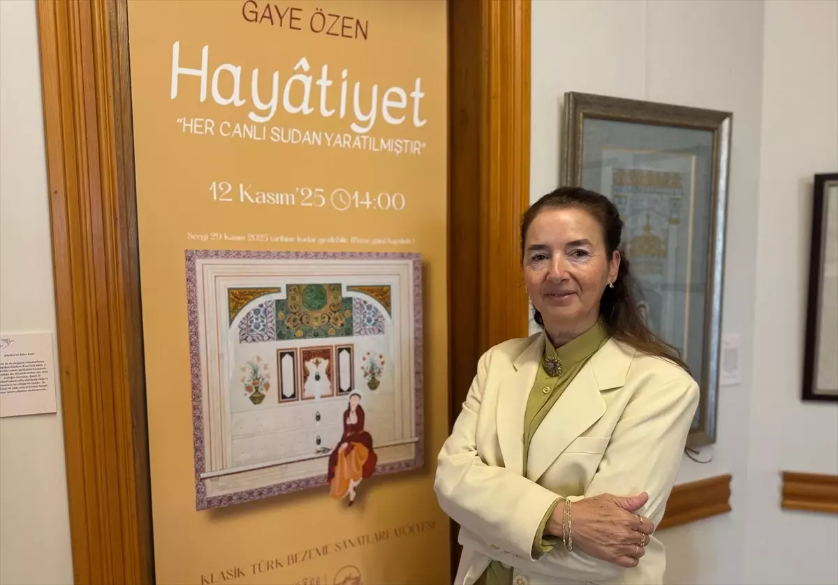 Gaye Özen'in 'Hayatiyet' Sergisi Zeyrek Akademi'de Açıldı