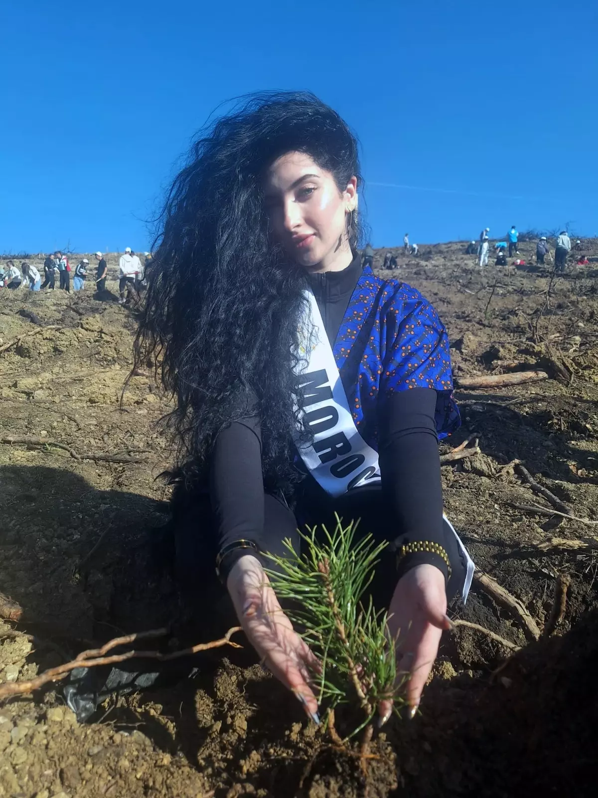 Mudurnu'da Fidan Dikimi Etkinliği: Miss Africa Güzelleri de Katıldı