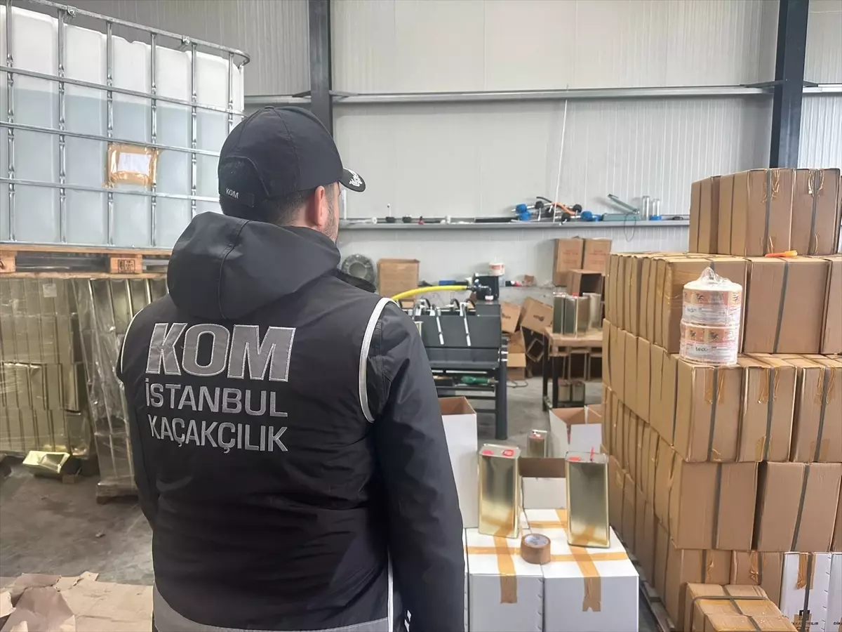 İstanbul'da Kaçak İçki Operasyonunda 3 Tutuklama