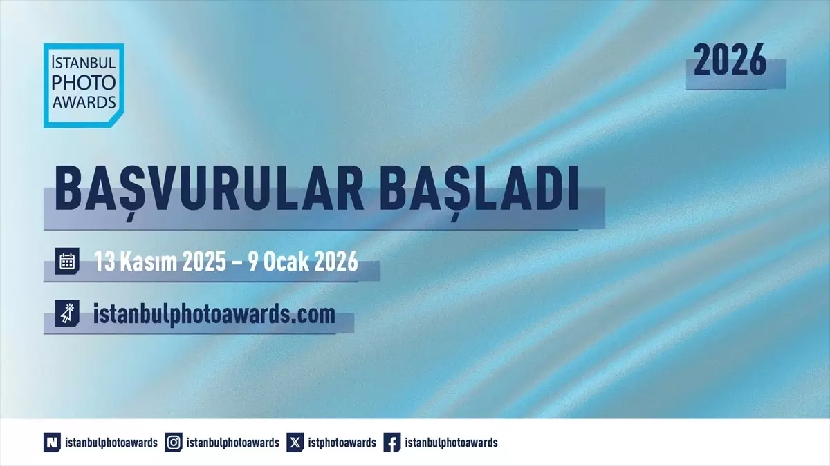 İstanbul Photo Awards 2026 Başvuruları Başladı