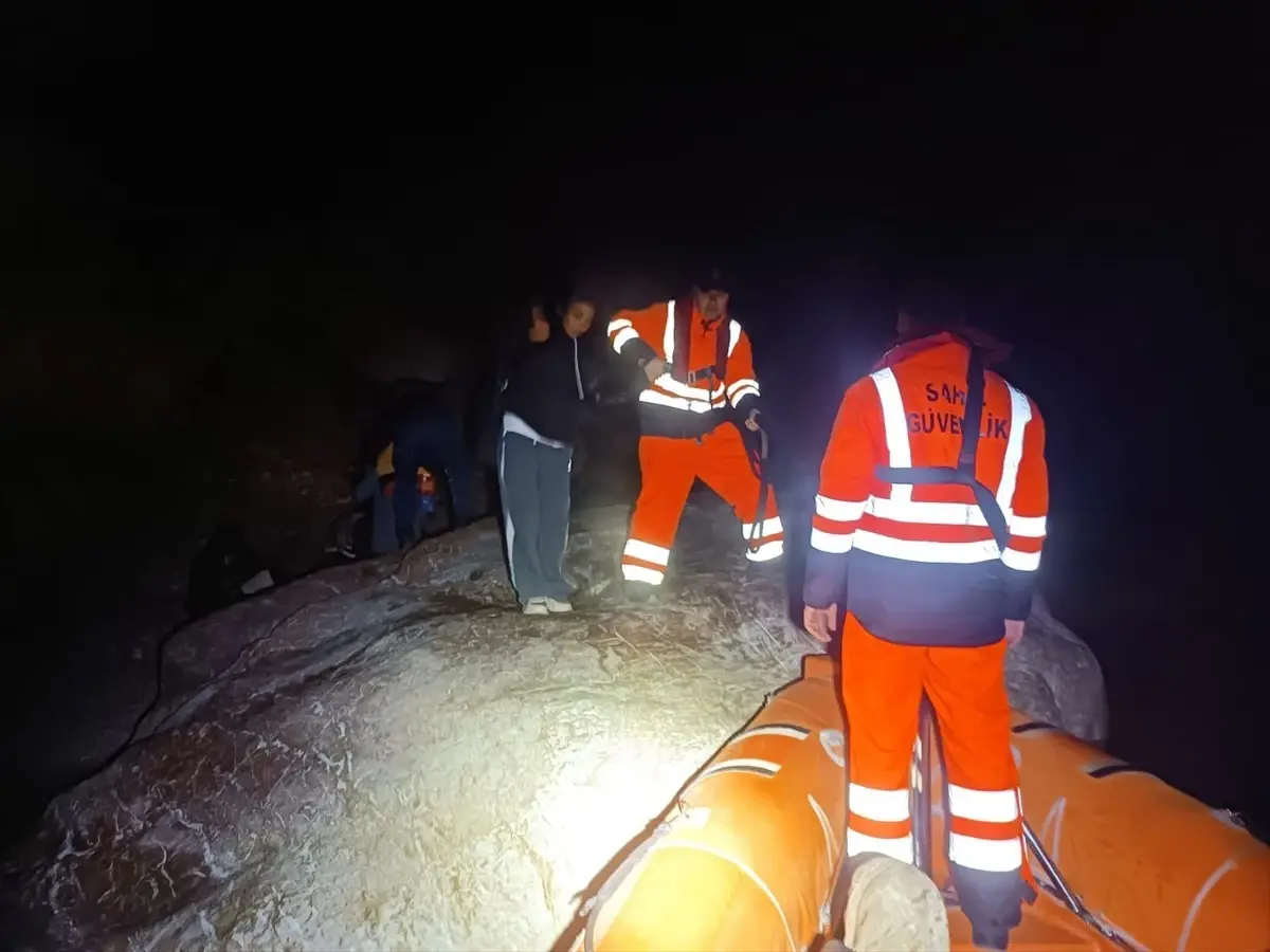 Fethiye'de 40 Düzensiz Göçmen Yakalandı