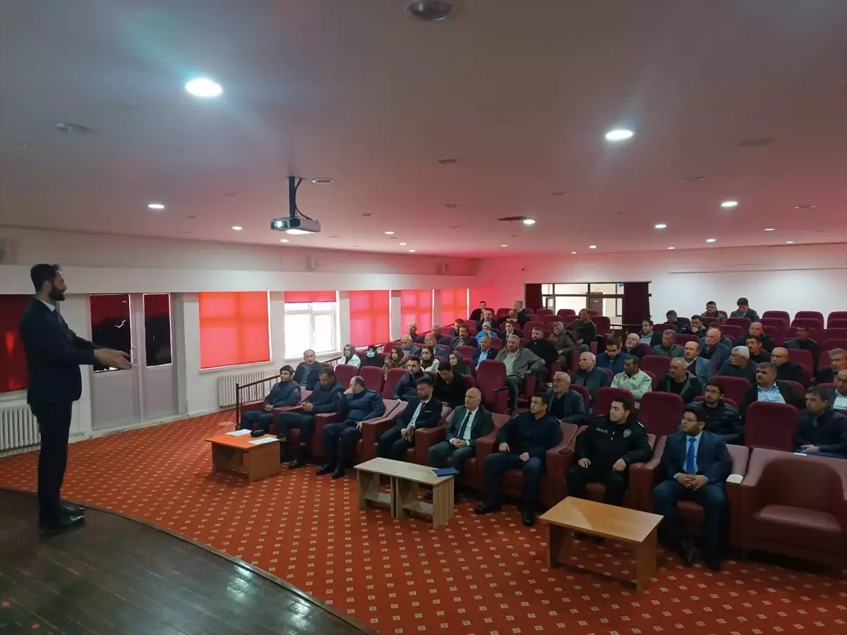 Orta'da emniyet ve jandarmadan bilgilendirme toplantıları