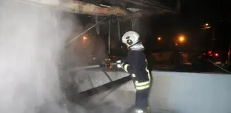 Taşova'da 3 Betonarme Evde Çıkan Yangında Maddi Hasar