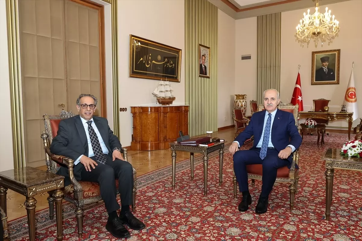 TBMM Başkanı Kurtulmuş, Kuveyt'in Ankara Büyükelçisi Al-Adwani'yi kabul etti