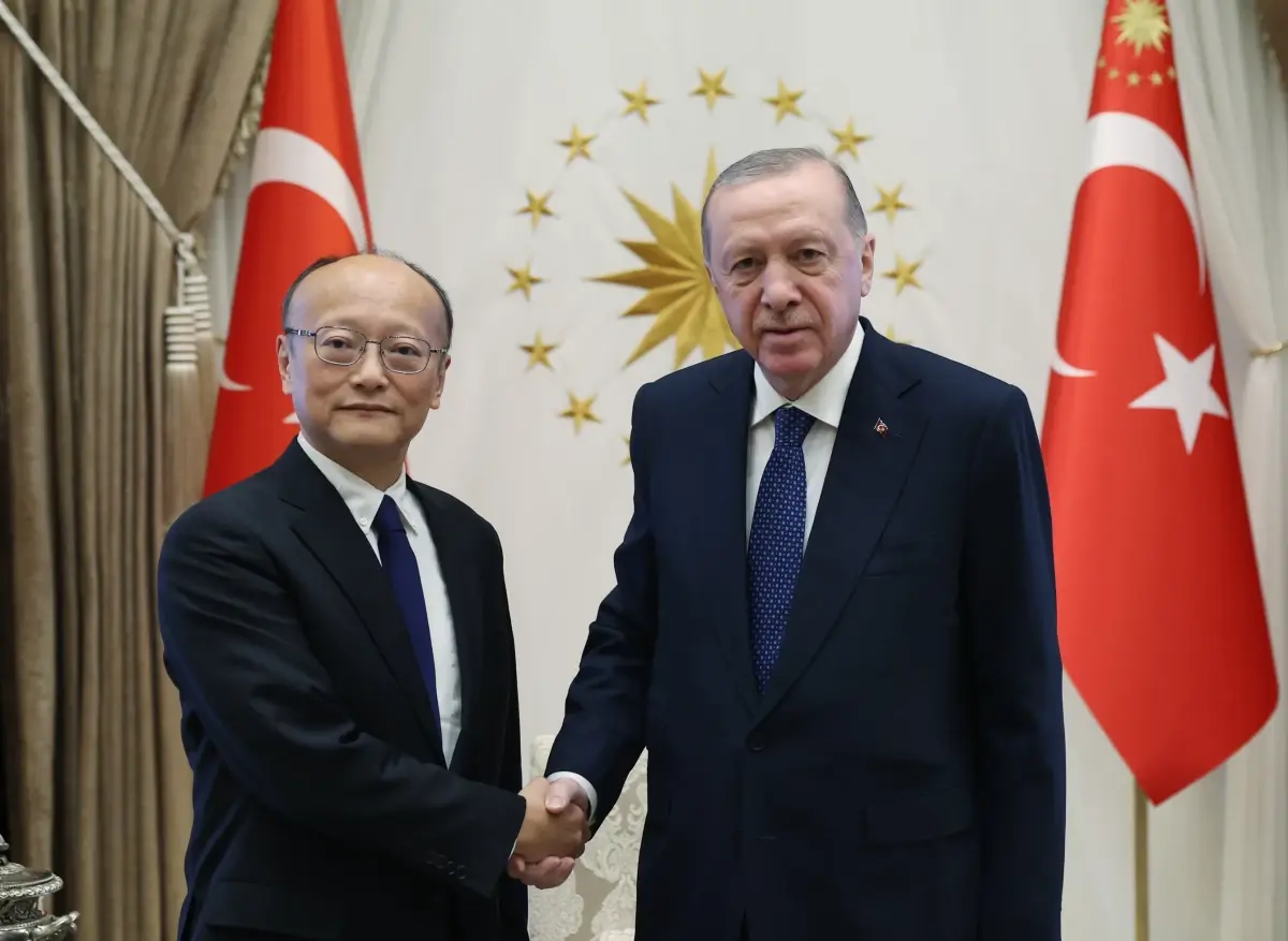 Cumhurbaşkanı Erdoğan, Asya Kalkınma Bankası Başkanı Kanda'yı kabul etti