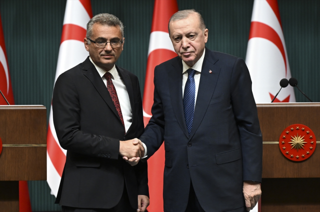 President Erdoğan: The solution from Cyprus depends on the existence of two states