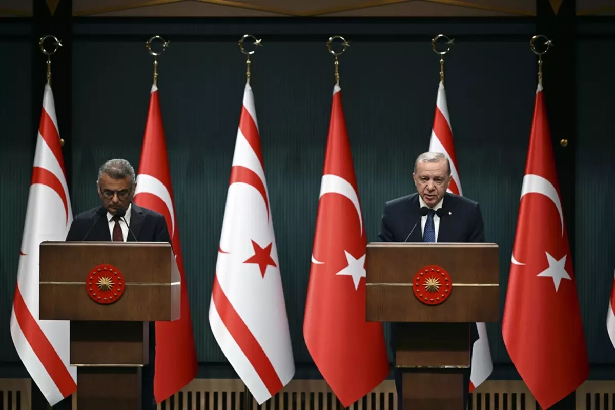 Cumhurbaşkanı Erdoğan: Kıbrıs’tan çözüm, iki devletin var olmasından geçiyor