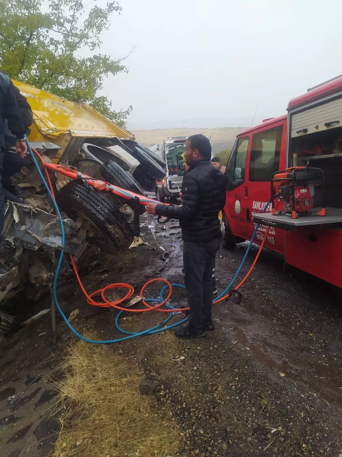 Siverek'te Kamyon Çarpışması: Bir Ölü, Bir Yaralı