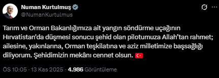 siyasilerden hirvatistan daki ucak kazasinda 19251535 7539 m