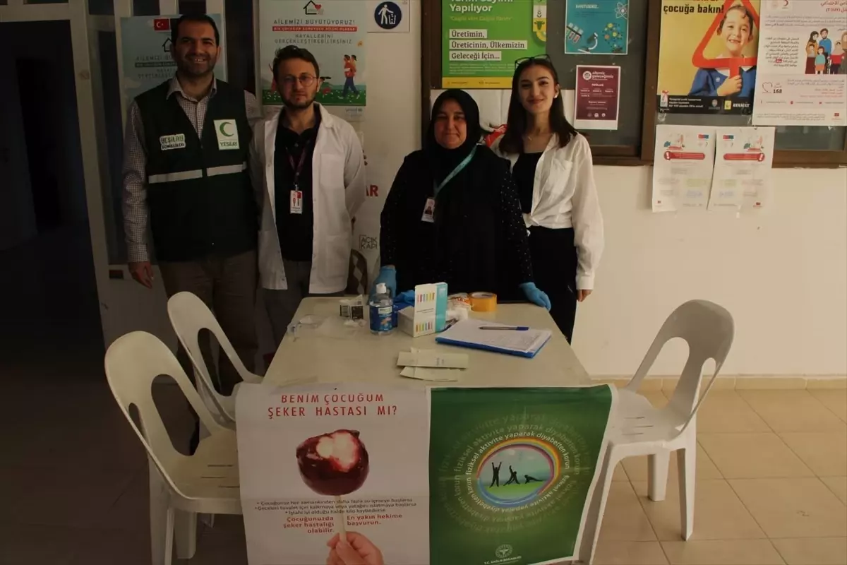 Dünya Diyabet Günü'nde Bozyazı'da Kan Şekeri Ölçümü