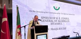 İstanbul'da Cezayir Milli Gün resepsiyonu düzenlendi