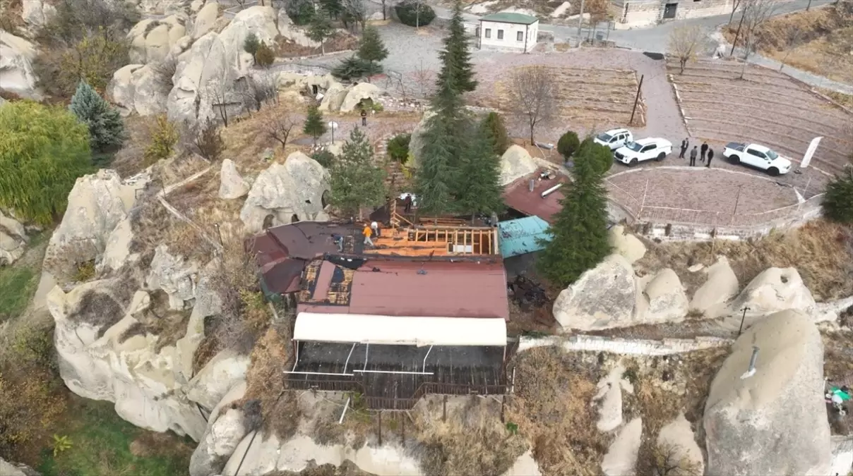 Kapadokya'da İzinsiz Yapı Kaldırıldı