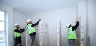 Kayseri Büyükşehir Belediyesi'nden KAYMEK Yeşil Mahalle Tesislerine Yenileme Çalışmaları