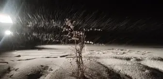 Malatya-Kayseri Yolunda Yoğun Kar Yağışı